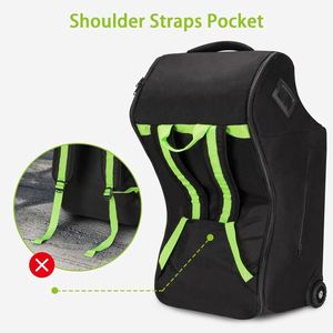 Housse de siège auto de voyage pour avion de qualité supérieure certifiée BSCI avec sangles de sac à dos, sac de voyage pour siège auto bébé au design exceptionnel - Product Image 4
