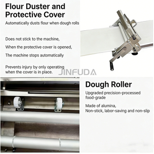 Nueva Máquina Laminadora de Masa Manual Mini de Sobremesa para Uso en Panadería de Croissants y Pasteles - Product Image 5