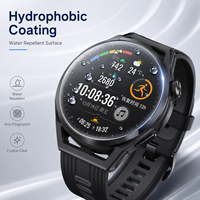 Pelindung Layar Kaca Tempered Anti Spy Anti Blue Light 9H HD Jernih Kompatibel dengan Huawei Watch GT Runner 2 Grosir