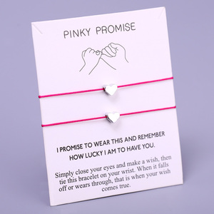 Mère fille grand-mère petite-fille <span class=keywords><strong>tante</strong></span> âme soeur marraine arbre de vie Pinky promesse boussole coeur étoiles bracelet à breloques - Product Image 3