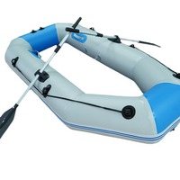 Kayak de pêche, radeau, bateau gonflable modulaire, matériau PVC pliable résistant à l'usure, 2 personnes, coussin d'air, bateau à rames, dérive