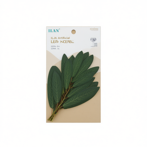 Foglia Artificiale ILAN 15cm 3pz Decorazione con Fiori Secchi - Product Image 1