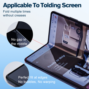 180*120mm Privacy <span class=keywords><strong>Hydrogel</strong></span> TPU EPU HD Matt Film Protecteur d'écran anti-rayures pour SAMSUNG Galaxy Z Fold3 5G - Product Image 2