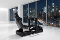 Simulateur profil aluminium volant personnalisé Cockpit simulateur de jeu de conduite superbe Cockpit avec vraie chaise course