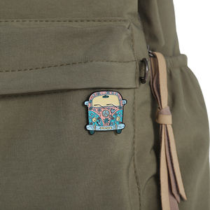 Karikatür çiçek araba emaye pimleri giysi şapka sırt çantası yaka Pin takı komik çiçek broş takı pimleri arkadaşlar çocuklar için hediye - Product Image 3