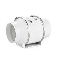 4 pouces 220V Ventilateurs d'extraction Maison Silencieux Inline Pipe Duct Fan Salle de bain Extracteur Ventilation Cuisine Toilette Mur Air Clean Ventilateur