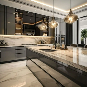 Lusso personalizzato di alta legno lucido mobile da <span class=keywords><strong>cucina</strong></span> fornitore per il moderno armadio da <span class=keywords><strong>cucina</strong></span> lavello isola armadi <span class=keywords><strong>cucina</strong></span> <span class=keywords><strong>mobili</strong></span> Design - Product Image 4