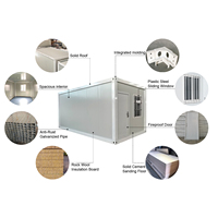 Cabine portable modulaire à 2 chambres, belle maison conteneur inspirée du Costa Rica pour la construction au Koweït