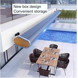 Auvent électrique à cassette complète, abri pare-soleil de jardin rétractable télécommandé avec <span class=keywords><strong>kit</strong></span> d'<span class=keywords><strong>éclairage</strong></span> <span class=keywords><strong>LED</strong></span> - Product Image 4