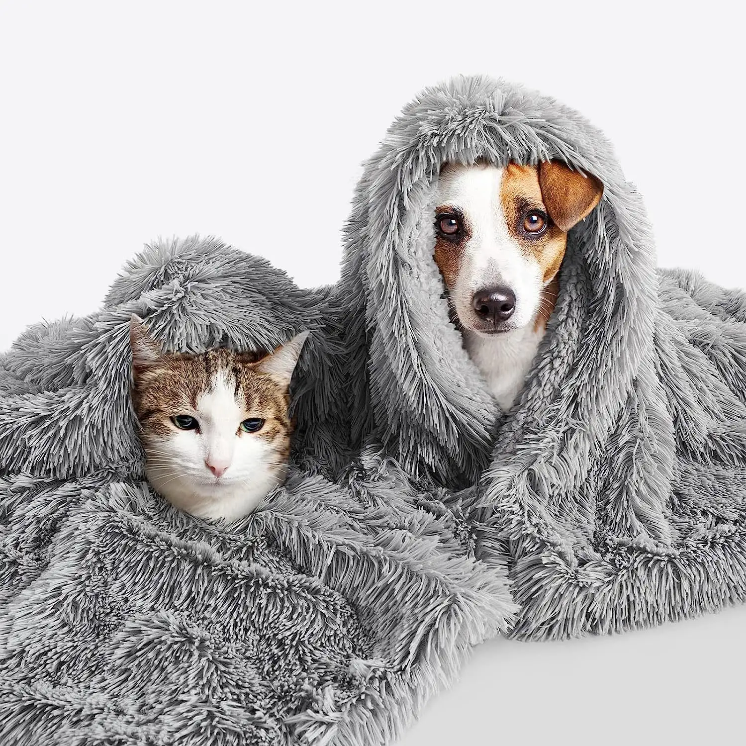 Мягкое пушистое одеяло для собак