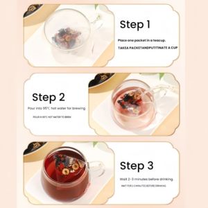 Meilleure Boisson de Santé Chinoise aux Herbes Bio Chaude Ginseng et Goji Dix Trésors pour Nourrir les Reins chez l'Homme - Product Image 5