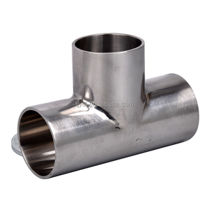 Thép không gỉ TEE SS304 316L Hàn ngắn bằng nhau và giảm TEE 3 cách đánh bóng bề mặt ống phù hợp mới t Loại Tee - Product Image 1