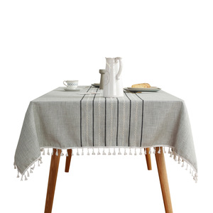 <span class=keywords><strong>Mantel</strong></span> moderno simple simétrico a rayas <span class=keywords><strong>mantel</strong></span> <span class=keywords><strong>de</strong></span> algodón y <span class=keywords><strong>lino</strong></span> <span class=keywords><strong>mantel</strong></span> <span class=keywords><strong>rectangular</strong></span> <span class=keywords><strong>de</strong></span> color sólido - Product Image 5