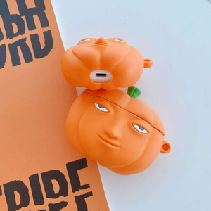 Étui de protection en PVC créatif de style dessin animé orange avec visage amusant, adapté aux coques de téléphone de la génération Pro 3/Pro 2 - Product Image 4