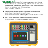 VLUUKE VK2072 Medidor Electrónico de Relación de Transformación de Alta Precisión, Probador de Resistencia de Bobinado, Equipo de Prueba con Protección IP67
