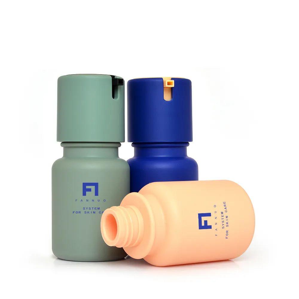 skincare bottle set 30g 40ml 60ml 100ml 130ml customization of plastic bottles Gradient bottle 2022 cosmetic packaging set