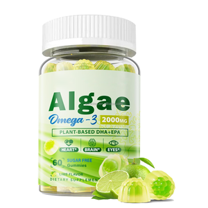Gummies Oméga <span class=keywords><strong>3</strong></span> OEM 2200mg à base d'huile d'algues, Gummies DHA pour femmes et hommes, alternative végétalienne à l'huile de poisson Oméga <span class=keywords><strong>3</strong></span> - Product Image 2