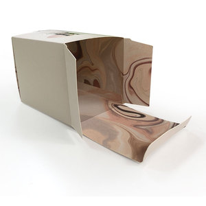 Hochwertige Recycelbare Tuck-Papierbox-Verpackung CMYK Spot-UV Matt-Laminierung Prägung Faltbare Geschenkboxen für Hautpflege-Serum - Product Image 2