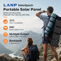 Солнечная панель 34W 40W ETFE, портативная, складная, с высокой эффективностью 24%, быстрое зарядное устройство USB для мобильных телефонов, для кемпинга и активного отдыха, водонепроницаемая IP67