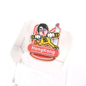 Wholesale Medical Flag Empty Custom Metal Enamel Lapel Pins logo Badges Making <b>Machine</b> with Safety Pin - Product Image 3