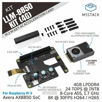 Kartu akselerasi AI 4GB Axera AX8850 SoC M5Stack LLM-8850 Kit