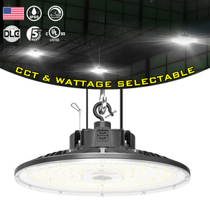 UFO dẫn ánh sáng Cửa Hàng 150W 21000lm 5000k 1-10V Dimmable Highbay dẫn đèn ul được liệt kê chúng tôi móc 5 'cáp dẫn cao bay đèn - Product Image 1