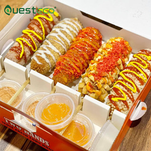 QUESTECO Papel personalizado <span class=keywords><strong>para</strong></span> cajas de <span class=keywords><strong>perros</strong></span> calientes Caja de embalaje de <span class=keywords><strong>perros</strong></span> calientes Caja de cartón <span class=keywords><strong>para</strong></span> <span class=keywords><strong>perros</strong></span> calientes - Product Image 3