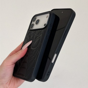 Custodia per cellulare in pelle con design 3D di <span class=keywords><strong>Spiderman</strong></span> alla moda per iPhone 13 14 15 16 17 Pro Max, cover posteriore a tema anime e cartoni animati, all'ingrosso - Product Image 5