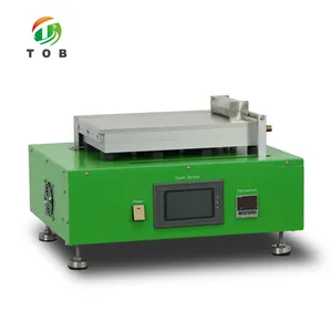 TOB Desktop Compact Tape Casting Film Coating Machine Lab Coater untuk Penelitian Sel Koin