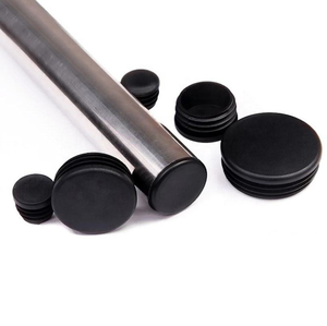 Embouts ronds en plastique noir pour tubes, pour meubles et quincaillerie, fabriqués en Chine - Product Image 4