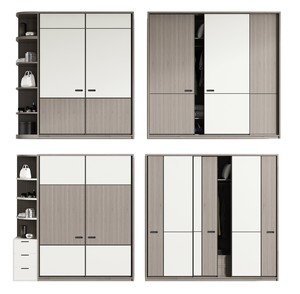 Tủ quần áo bằng gỗ Tủ armoire En Bois với ngăn kéo và quần áo đường sắt cho phòng ngủ lưu trữ làm bằng ván dăm - Product Image 6