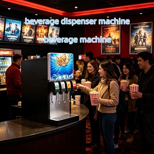 Distributeur de boissons commercial avec réservoir en acier inoxydable isolé pour le stockage de jus et de boissons gazeuses - Product Image 1