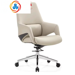 Silla Ejecutiva Moderna de Cuero de Lujo con Respaldo Alto, Reposacabezas Ajustable y Función Giratoria para Escritorios de Jefes/Gerentes - Product Image 4