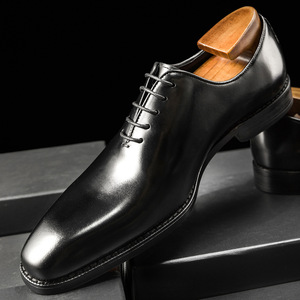 Mocasines de Cuero de Caballo de Alta Gama, Estilo Retro, Casuales, Planos, Cómodos para Caminar, para Hombre - Product Image 3