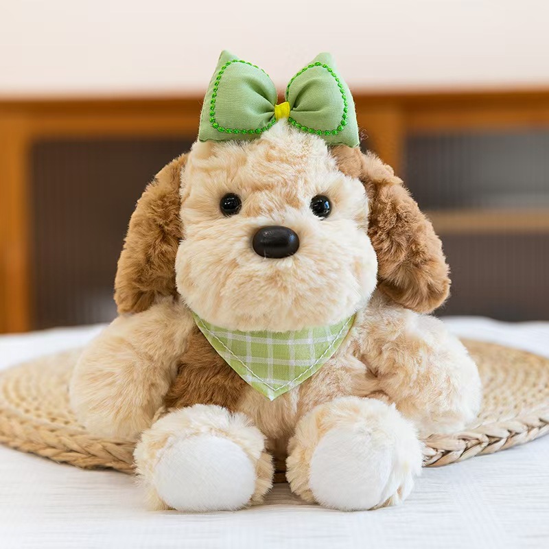 16cm egg tart dog-green bowknot