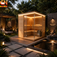 Fabricant de cabines de sauna OEM ODM, sauna intérieur modulaire sur mesure, autoportant, pour hôtel résidentiel et spa commercial