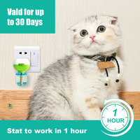 Diffuseur de phéromones calmant pour chat sûr et efficace, kit de diffuseur calmant aux phéromones félines, prise calmante pour réduire le stress anxieux