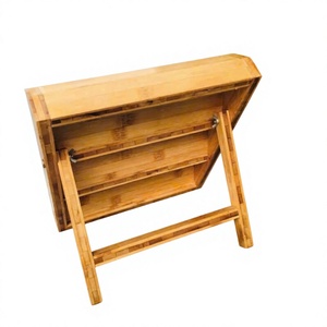 Wooden Storage <b>Rack</b> Standing Type Minimalist Design <b>Kitchen</b> Organizer Multi Tier Made in Vietnam - Product Image 2