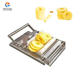 Commercial Manual <b>Ring</b> Cutting Machine Adjustable Thickness Circle Slicer for Pineapple - Product Image 1