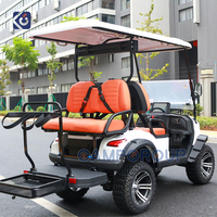 Voiturette de golf électrique ou à essence de luxe CAMP 2026, 4 places, 48V, avec batterie au lithium