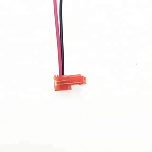 ขั้วต่อ TE MTA100 3-640440-2 แบบ 2 พิน ระยะห่าง 2.54 มม. สีแดง พร้อมสายเคเบิล - Product Image 2