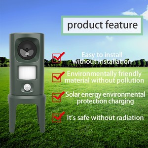 Répulsif Solaire à Ultrasons pour Chats 20-60 kHz avec Capteur de Mouvement – Éloigne Pigeons, Chauves-souris, Cerfs, Chats, Chiens, Oiseaux - Product Image 3