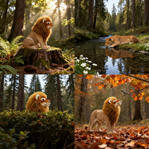 Nhà Máy Bán Buôn Đồ chơi sang trọng siêu mềm Zoo Thú nhồi bông nhân tạo ít sư tử búp bê rừng đồ chơi động vật cho trẻ em Quà tặng - Product Image 6