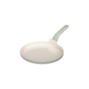 BergHOFF Balance Sage Non-Stick Aluminum Omelette <b>Pan</b> 25cm Sage Green Gas & <b>Induction</b> Ready Minimalist Design - Product Image 1