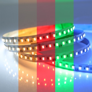 RGBCCT <b>LED</b>-Bander 5050 96 <b>LEDs</b>/m 24 V Gleichstrom Intelligente Lichtstreifen RGBWWeib Heimdekoration - Product Image 5