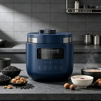 Cuisinière à pression électrique intelligente de 4 litres, panneau tactile, minuterie 24h, taille compacte pour 2 à 4 personnes, vente en gros