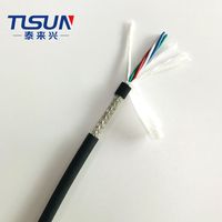 Kabel CY Multicore Fleksibel Khusus PVC 4 Inti 0.15mm2 Kontrol Berpelindung Anyaman