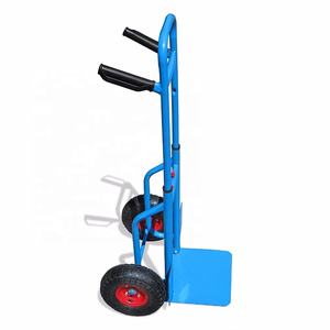 Premium Quality Powder Coated Steel 2-way Moving Hand Truck With Pneumatic Tires For Warehouse Moving Multi-functional Utility - Product Image 4