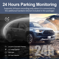 Caméra de tableau de bord 4K avant et arrière avec contrôle de l'application WIFI Enregistreur de voiture à 170 angles Boîte noire étanche pour voiture Bmw DVR ZD51A + HW