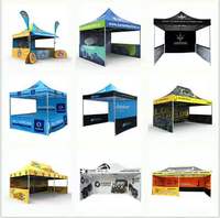 Sunshine Outdoor Custom Pop up Tente pliante en aluminium Promotion publicitaire Tentes d'exposition commerciale 600D Oxford Canopy Free Design